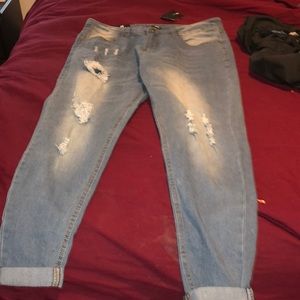 Distressed jean Pants
